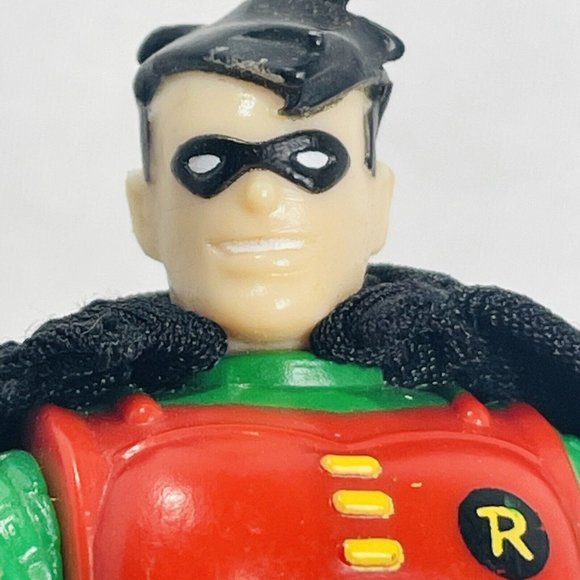 Vintage ROBIN 4.5” 1994 Black Cape Kenner Batman DC Comics Toy Action Figure - Picture 11 of 16